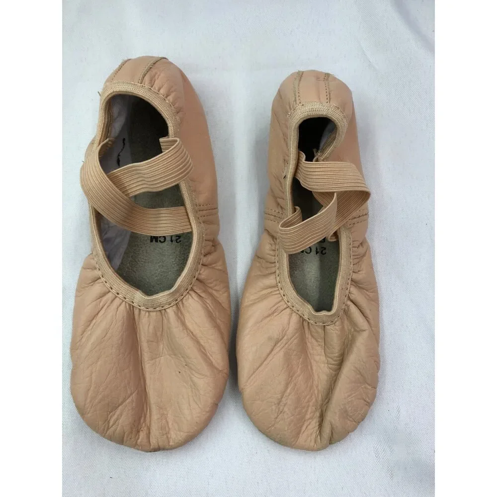 Pre-Owned Dance Ballet Shoes DUX Dance Child 1M Man Made Split Sole
